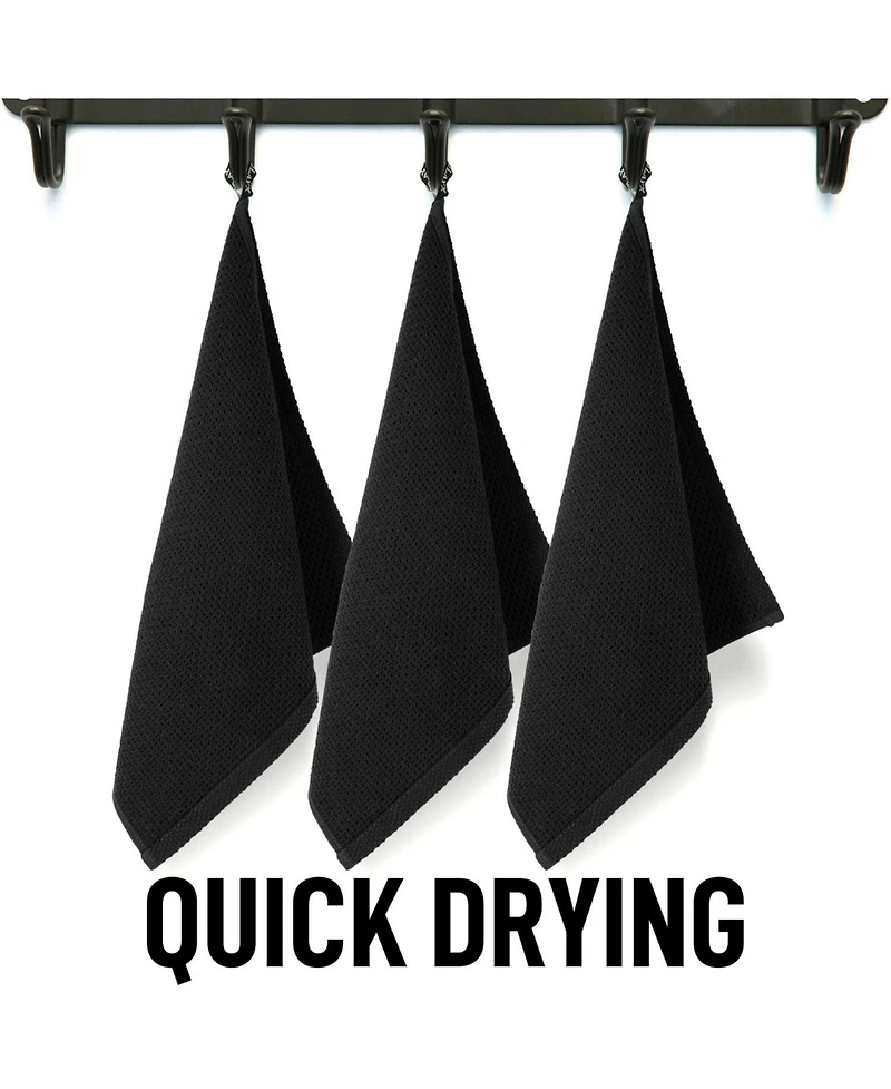 6 Pack Waffle Weave Reusable Cotton Kitchen Towels