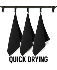 6 Pack Waffle Weave Reusable Cotton Kitchen Towels