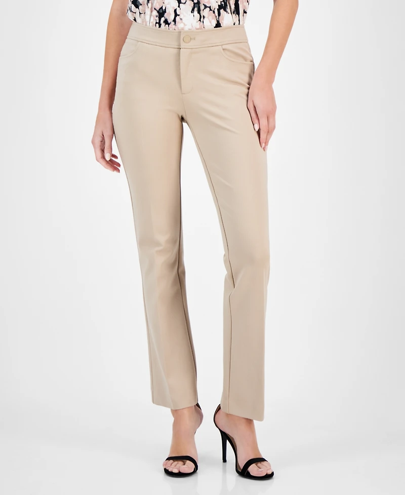Anne Klein Petite Mid-Rise Pants