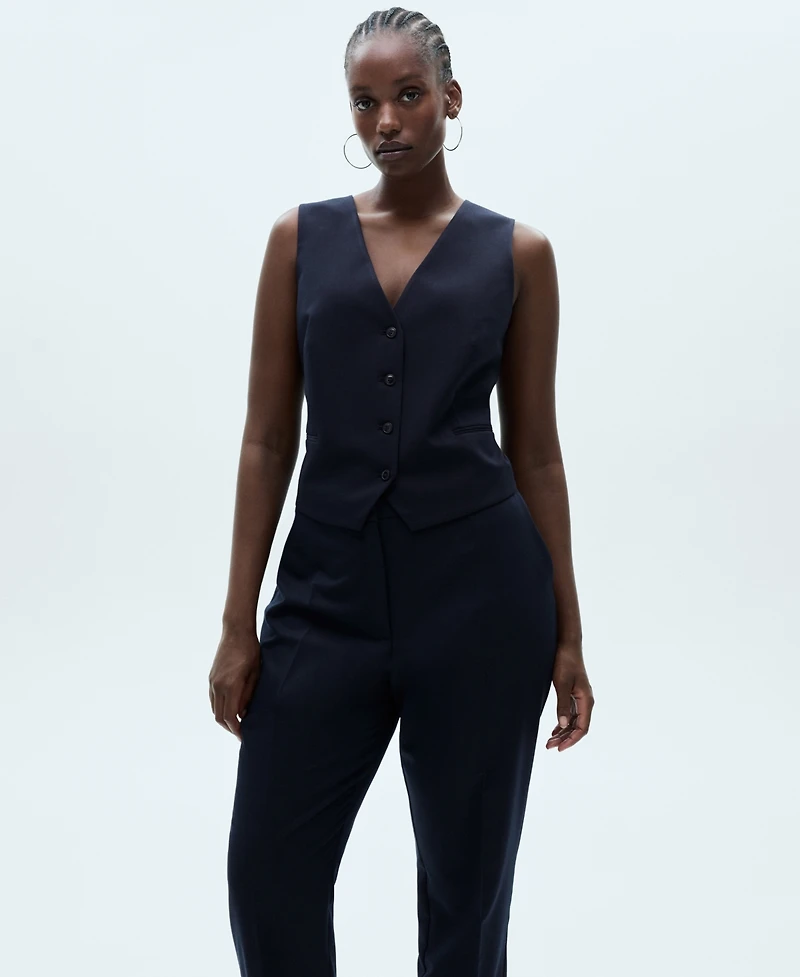 Mango Women's Straight Suit Pants