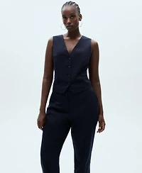 Mango Women's Straight Suit Pants
