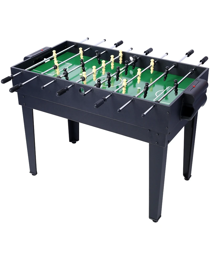 Slickblue 5-in-1 Multi-Game Table - Billiards, Push Hockey, Foosball, Ping Pong, and Basketball