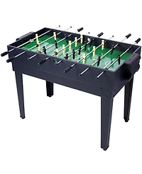 Slickblue 5-in-1 Multi-Game Table - Billiards, Push Hockey, Foosball, Ping Pong, and Basketball