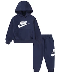 Nike Toddler Kids 2-Piece Club Fleece Pullover Hoodie Set