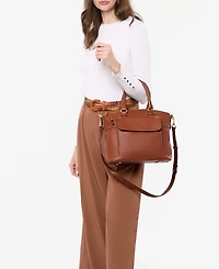 American Leather Co. Vona Convertible Dome Satchel