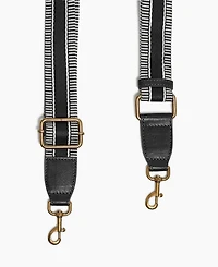 American Leather Co. Striped Web Strap