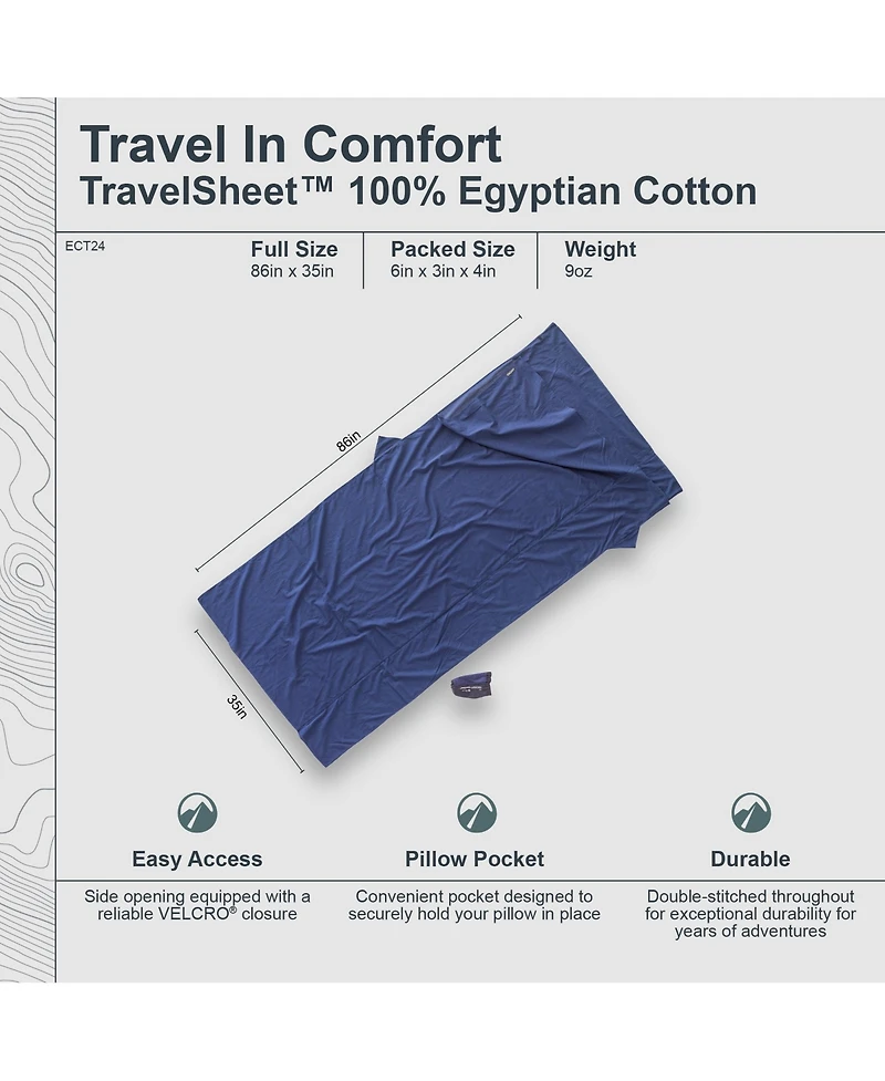 Cocoon - Premium - TravelSheet - Egyptian Cotton