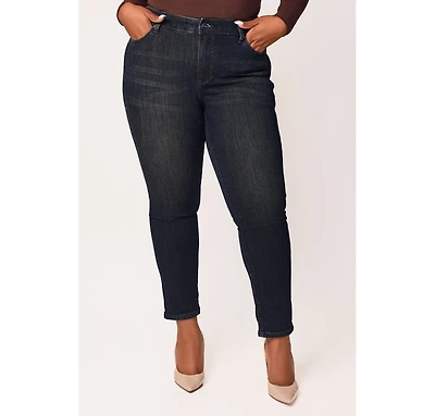 Slink Jeans Women's Denim High Rise Skinny 28" Inseam