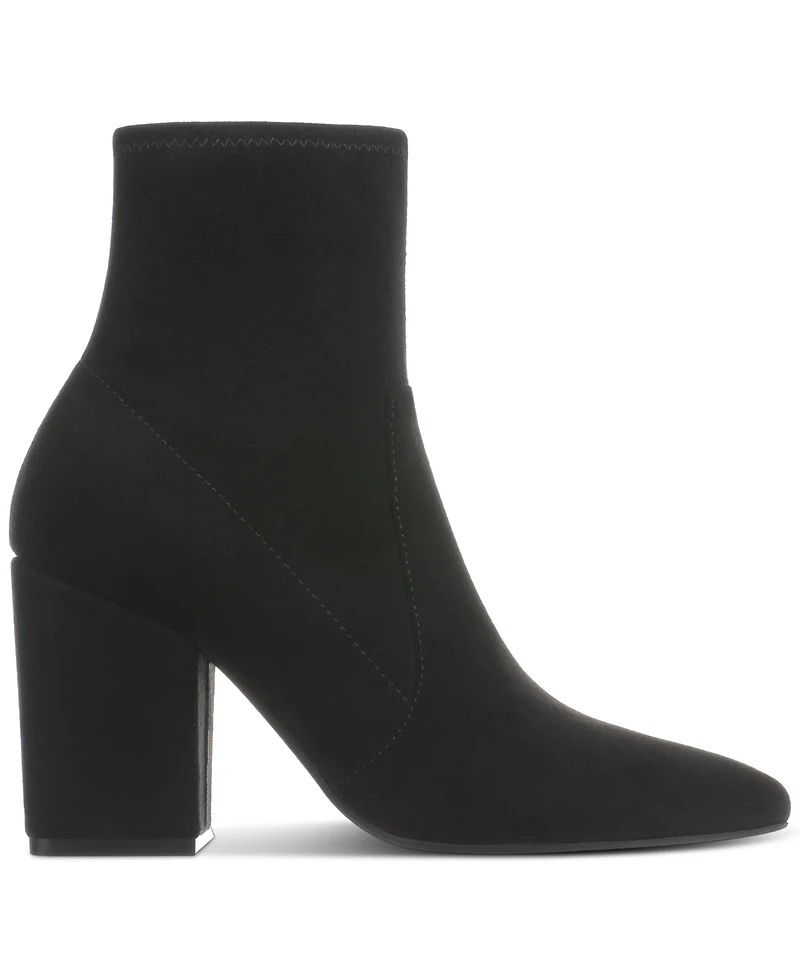 On 34th Women's Lydiaa Pointed-Toe Block-Heel Booties, Created for Macy's