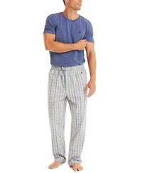Nautica Men's Crafted Plaid Poplin Sleep Pant
