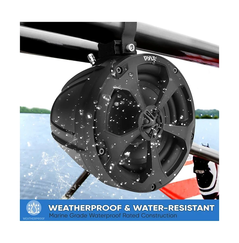 Pyle 5.25" Waterproof Off-Road Speakers, 1000 Watt, Pair