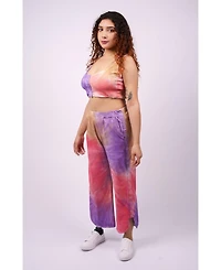 Sparkies Women's Adaptive Pants With Full Side Seam Opening And Loops