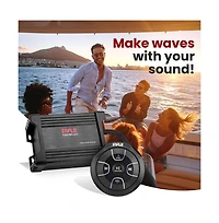 Pyle 2-Ch. Bluetooth Marine Amplifier Kit, Waterproof, 600 Watt