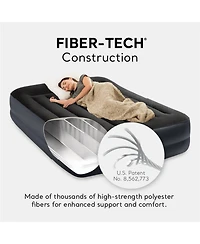 Intex Dura Beam Plus Pillow Raised Airbed Mattress with Built in Pump, Twin