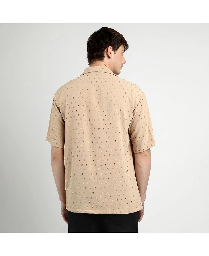 Campus Sutra Men's Paisley Flora Shirt
