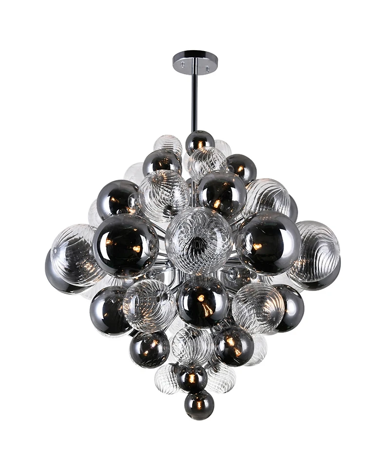 Cwi Lighting 36" Metal Pallocino 27 Light Chandelier