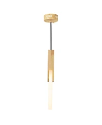 Cwi Lighting 12" Metal Anello Led Mini Pendant