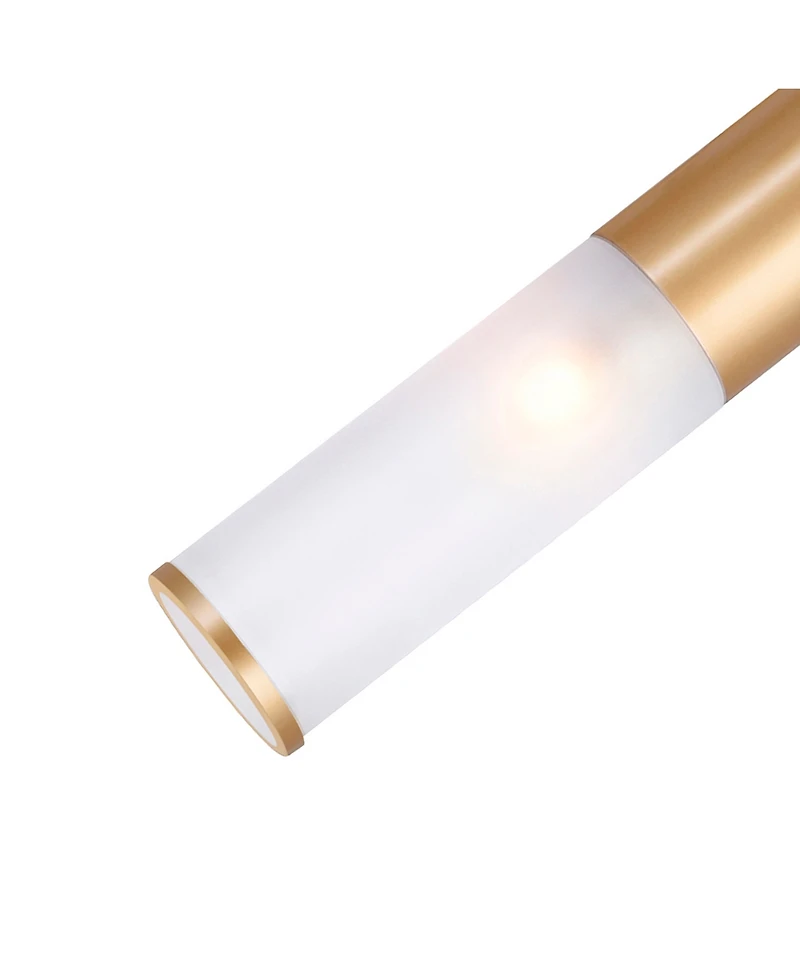 Cwi Lighting 10" Metal Pipes 1 Light Mini Pendant