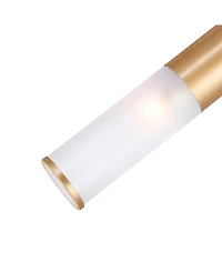 Cwi Lighting 10" Metal Pipes 1 Light Mini Pendant