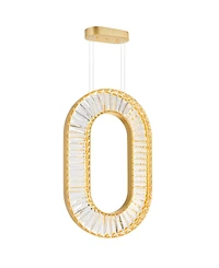 Cwi Lighting 30" Metal Bjoux Led Chandelier