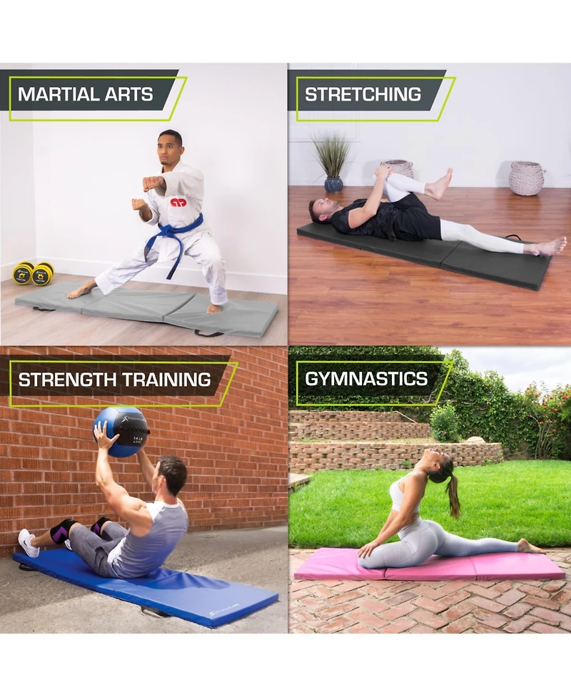 Tri-Fold Folding Exercise Mat