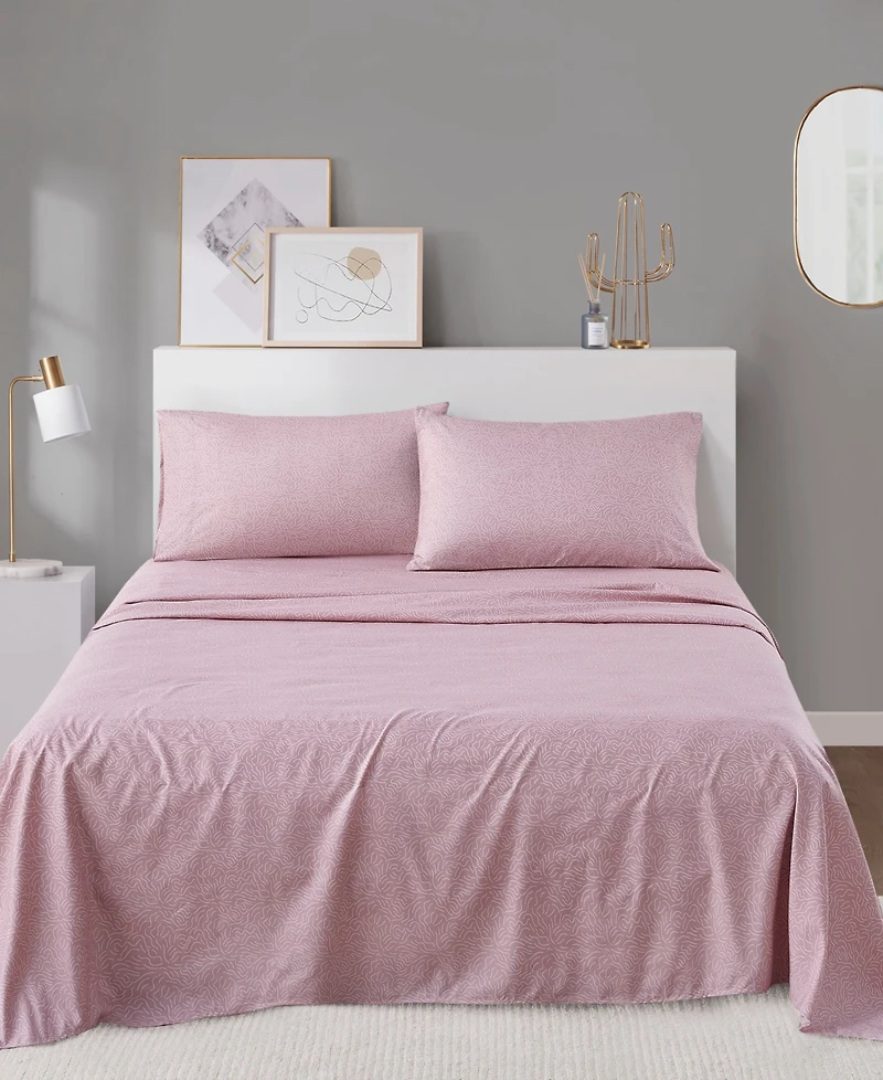 Intelligent Design Printed Microfiber Piece Sheet Set