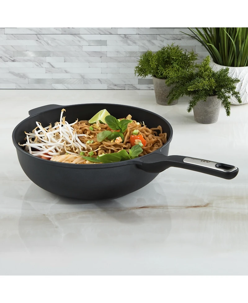 BergHOFF Leo Phantom Nonstick Ceramic 12" Wok Pan 5.3qt., Recycled
