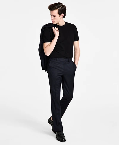 Hugo by Hugo Boss Men's Modern-Fit Wool Blend Suit Pants