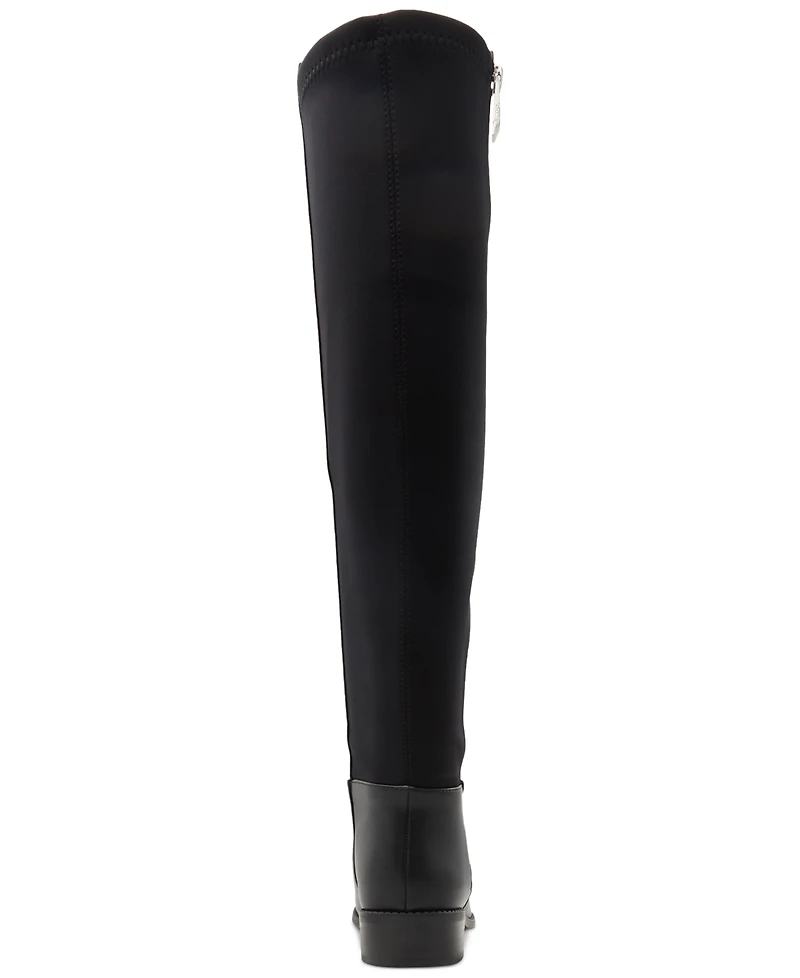 Aldo Women's Aahliyah Almond-Toe Knee-High Zip Boots