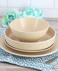 Elama Emilia 16 Pc. Dinnerware Set, Service for 4