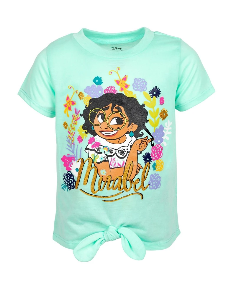 Encanto Girls Mirabel T-Shirt and Shorts Outfit Set