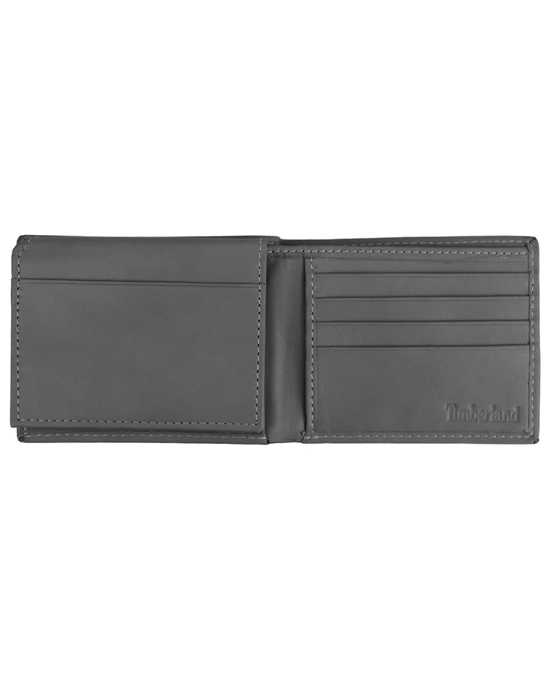 Timberland Men's Cloudy Passcase Leather Wallet