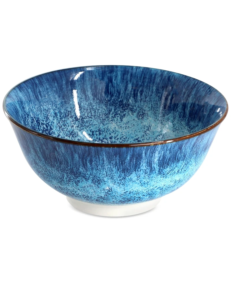 Elama Double Bowl 16 Pc. Dinnerware Set, Service for 4
