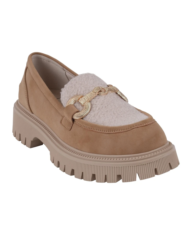 Gc Shoes Women's Vince Shearling Lug Sole Loafers