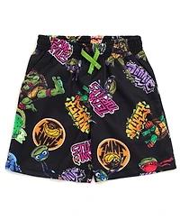 Teenage Mutant Ninja Turtles Boys Birthday Drop Shoulder T-Shirt and Shorts Outfit Set to (2T - 10-12)
