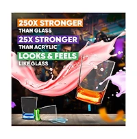 Swooc Games - Unbreakable Shot Glasses (1.5oz) - 250x Stronger Than Glass, 25x Stronger Than Acrylic