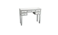 Slickblue Mirrored Entryway Console – Elegant and Modern Accent Table for Hallways or Foyers