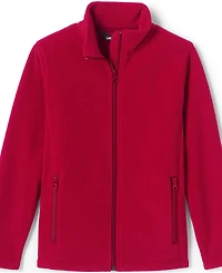 Lands' End Girls Full-Zip Mid-Weight Fleece Jacket