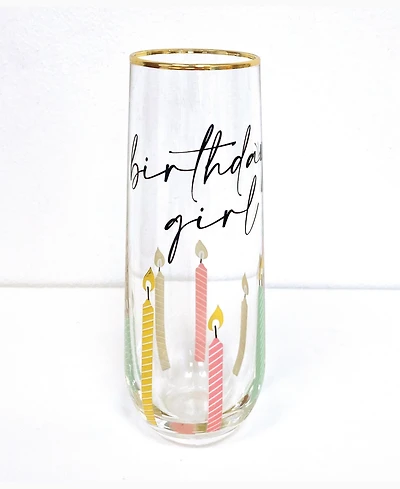 8 Oak Lane Birthday Girl Stemless Champagne Glass