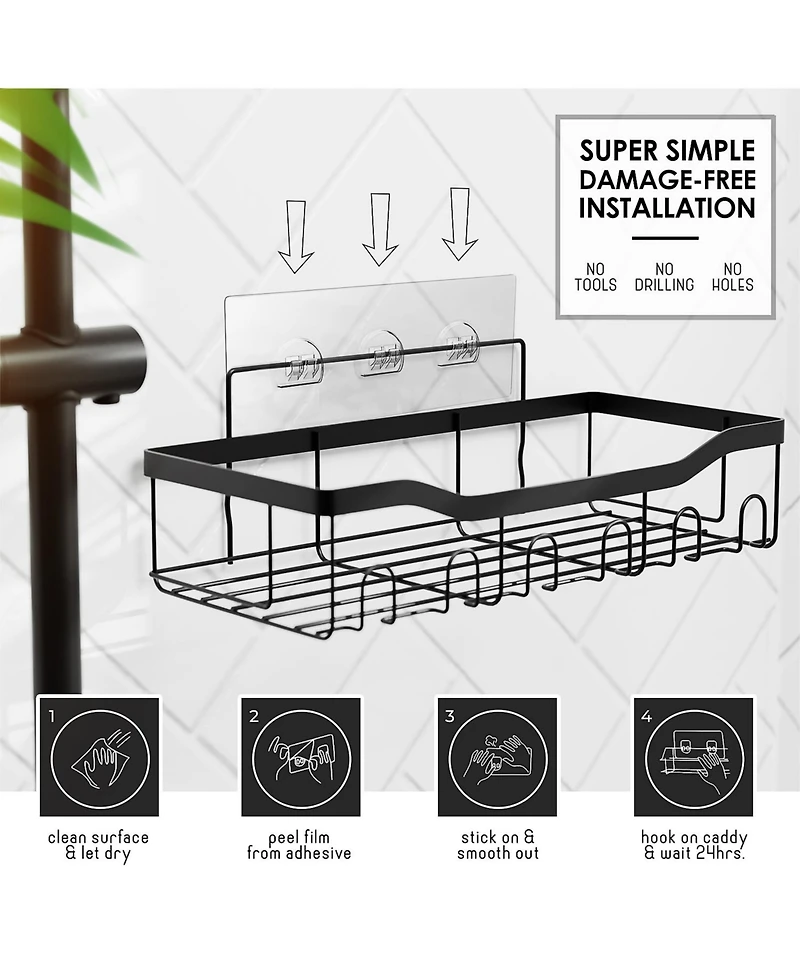 25 Piece Complete Bathroom, Vanity & Shower Accessories Set - White