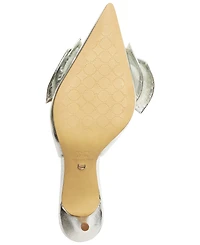 Arezzo Women's Mother of Pearl Low Stiletto Pumps