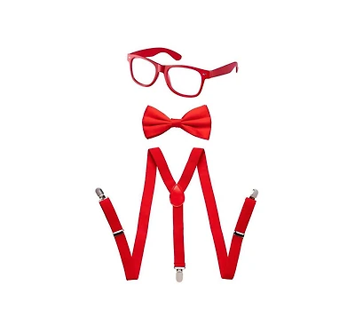 Dress Up America Kids Suspender, Bow Tie Accessory Set