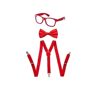 Dress Up America Kids Suspender, Bow Tie Accessory Set