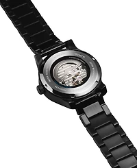 Mvmt Men's Classic Ii Automatic Ionic Plated Black Steel Watch 42mm
