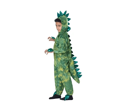 Dress Up America T-Rex Hooded Jumpsuit Costume - Kids Boys