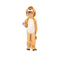 Dress Up America Lion Jumpsuit & Hood Costume - Toddlers Boys Girls