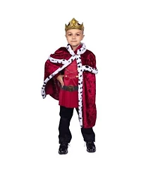 Dress Up America Regal King Costume Set Kids Boys