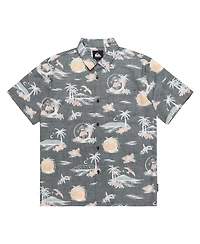 Quiksilver Men's Dna Destination Island Short Sleeve Shirt