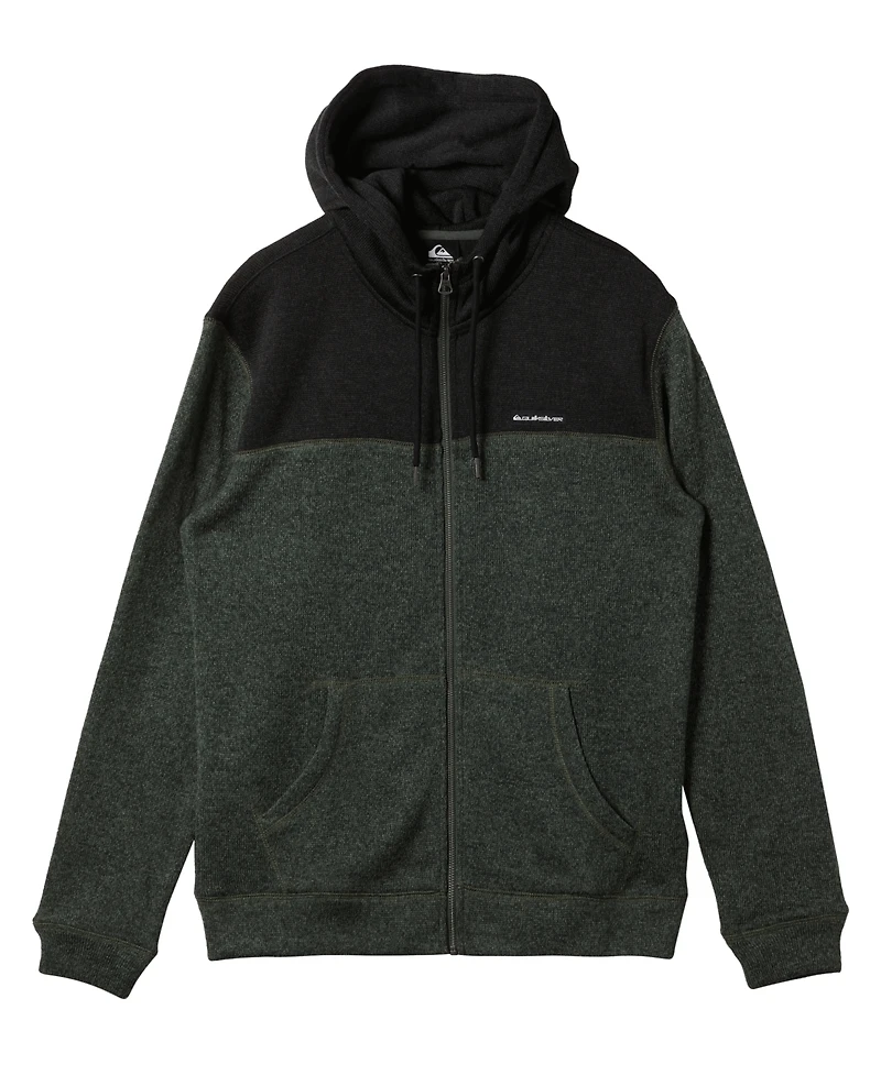Quiksilver Men's Keller Block Zip Long Sleeve Hoodie