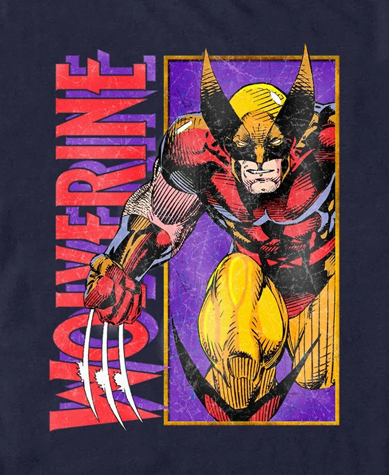 Fifth Sun Men's Wolverine Panel Bust Short Sleeve T-Shirt